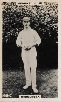 1923-25 Godfrey Phillips Cricketers #48 J.W. Hearne Front