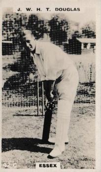 1923-25 Godfrey Phillips Cricketers #42 Johnny Douglas Front