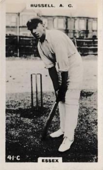 1923-25 Godfrey Phillips Cricketers #41 Jack Russell Front