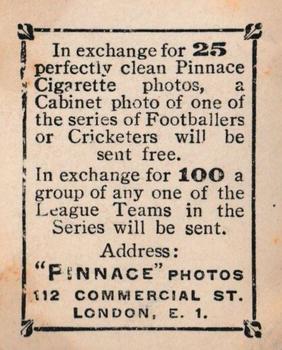 1923-25 Godfrey Phillips Cricketers #82 Maurice Tate Back