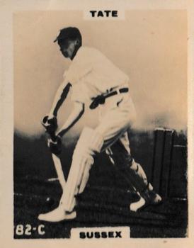 1923-25 Godfrey Phillips Cricketers #82 Maurice Tate Front