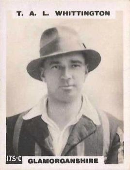 1923-25 Godfrey Phillips Cricketers #175 Tom Whittington Front