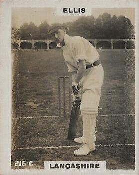 1923-25 Godfrey Phillips Cricketers #216 Walker Ellis Front