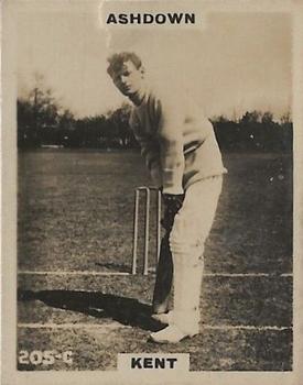 1923-25 Godfrey Phillips Cricketers #205 William Ashdown Front