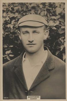 1923-25 Godfrey Phillips Cricketers #152 Tom Shepherd Front