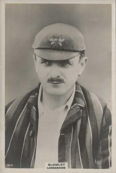1923-25 Godfrey Phillips Cricketers #151 Benjamin Blomley Front