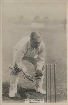1923-25 Godfrey Phillips Cricketers #135 Douglas Robinson Front