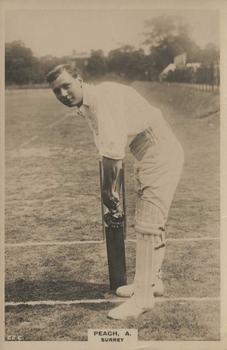1923-25 Godfrey Phillips Cricketers #22 Alan Peach Front