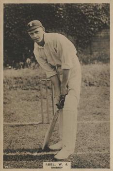 1923-25 Godfrey Phillips Cricketers #21 William Abel Front