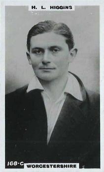 1923-25 Godfrey Phillips Cricketers #168 Harry Higgins Front