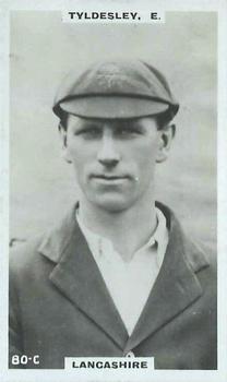 1923-25 Godfrey Phillips Cricketers #80 Ernest Tyldesley Front