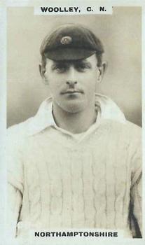 1923-25 Godfrey Phillips Cricketers #108 Claud Woolley Front
