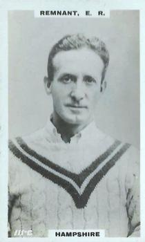 1923-25 Godfrey Phillips Cricketers #111 Ernest Remnant Front
