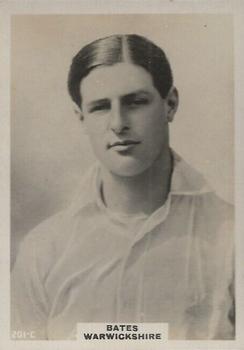 1923-25 Godfrey Phillips Cricketers #201 William Bates Front