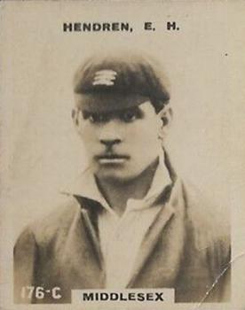 1923-25 Godfrey Phillips Cricketers #176 Patsy Hendren Front