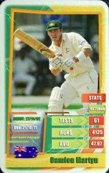 2006 Sportaxe Thunder Trumps #NNO Adam Gilchrist Front