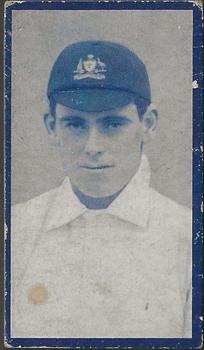 1912 R & J Hill Cigarettes Famous Cricketers (Blue Front) #23 Bill Whitty Front