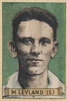 1936 Sunday Sun Test Cricket Heroes #NNO Maurice Leyland Front