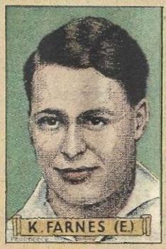 1936 Sunday Sun Test Cricket Heroes #NNO Ken Farnes Front