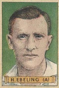 1936 Sunday Sun Test Cricket Heroes #NNO Hans Ebeling Front