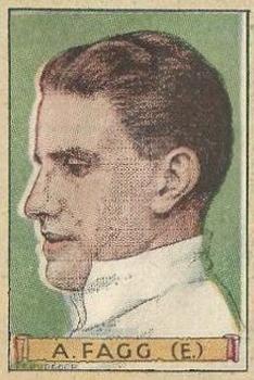 1936 Sunday Sun Test Cricket Heroes #NNO Arthur Fagg Front