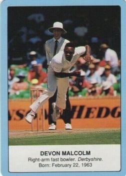 1991 Crown & Andrews Clashes For the Ashes #NNO Devon Malcolm Front