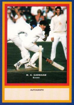 1993 County Print Services County Cricketers Autograph Series #30 Michael Garnham Front
