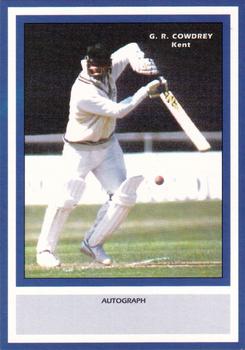 1993 County Print Services County Cricketers Autograph Series #79 Graham Cowdrey Front