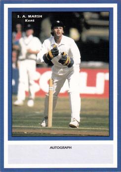 1993 County Print Services County Cricketers Autograph Series #84 Steven Marsh Front