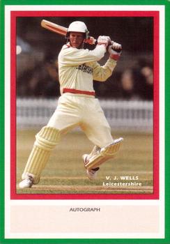 1993 County Print Services County Cricketers Autograph Series #99 Vincent Wells Front