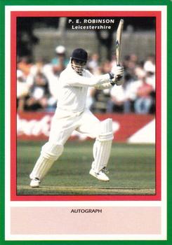 1993 County Print Services County Cricketers Autograph Series #101 Phillip Robinson Front
