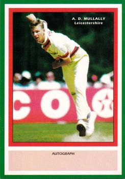 1993 County Print Services County Cricketers Autograph Series #102 Alan Mullally Front