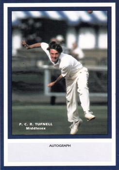 1993 County Print Services County Cricketers Autograph Series #112 Phillip Tufnell Front