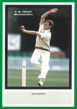 1993 County Print Services County Cricketers Autograph Series #202 Chris Tolley Front