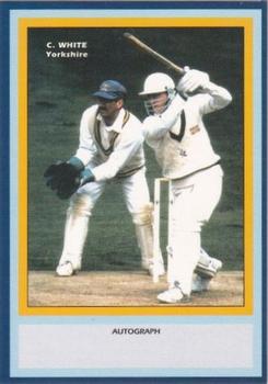 1993 County Print Services County Cricketers Autograph Series #209 Craig White Front