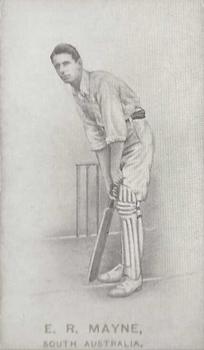 1911-12 British American Tobacco Australian and English Cricketers #23 Edgar Mayne Front