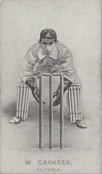 1911-12 British American Tobacco Australian and English Cricketers #29 Barlow Carkeek Front