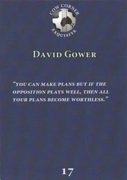 2023 Cow Corner Exquisite #17 David Gower Back