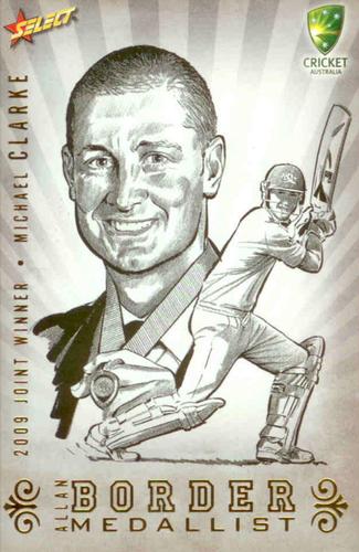 2009-10 Select - Sketches #CCSK9 Michael Clarke Front
