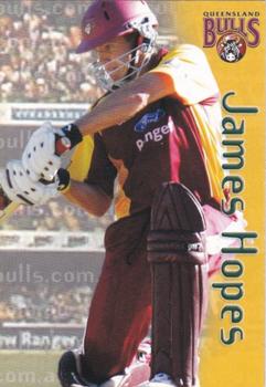 2007-08 Queensland Bulls #NNO James Hopes Front