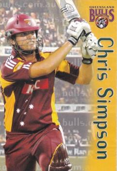 2007-08 Queensland Bulls #NNO Chris Simpson Front