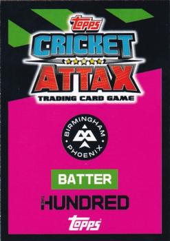 2023 Topps Cricket Attax The Hundred #3 Will Smeed Back
