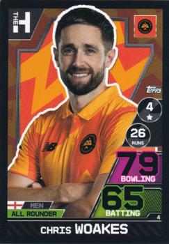 2023 Topps Cricket Attax The Hundred #4 Chris Woakes Front
