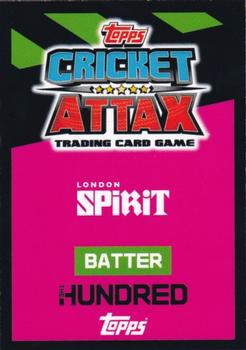 2023 Topps Cricket Attax The Hundred #10 Zak Crawley Back