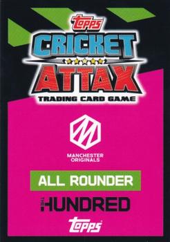 2023 Topps Cricket Attax The Hundred #22 Paul Walter Back