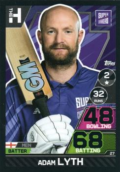 2023 Topps Cricket Attax The Hundred #27 Adam Lyth Front