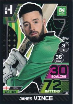 2023 Topps Cricket Attax The Hundred #42 James Vince Front