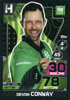 2023 Topps Cricket Attax The Hundred #44 Devon Conway Front