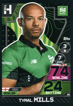 2023 Topps Cricket Attax The Hundred #46 Tymal Mills Front