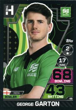 2023 Topps Cricket Attax The Hundred #48 George Garton Front